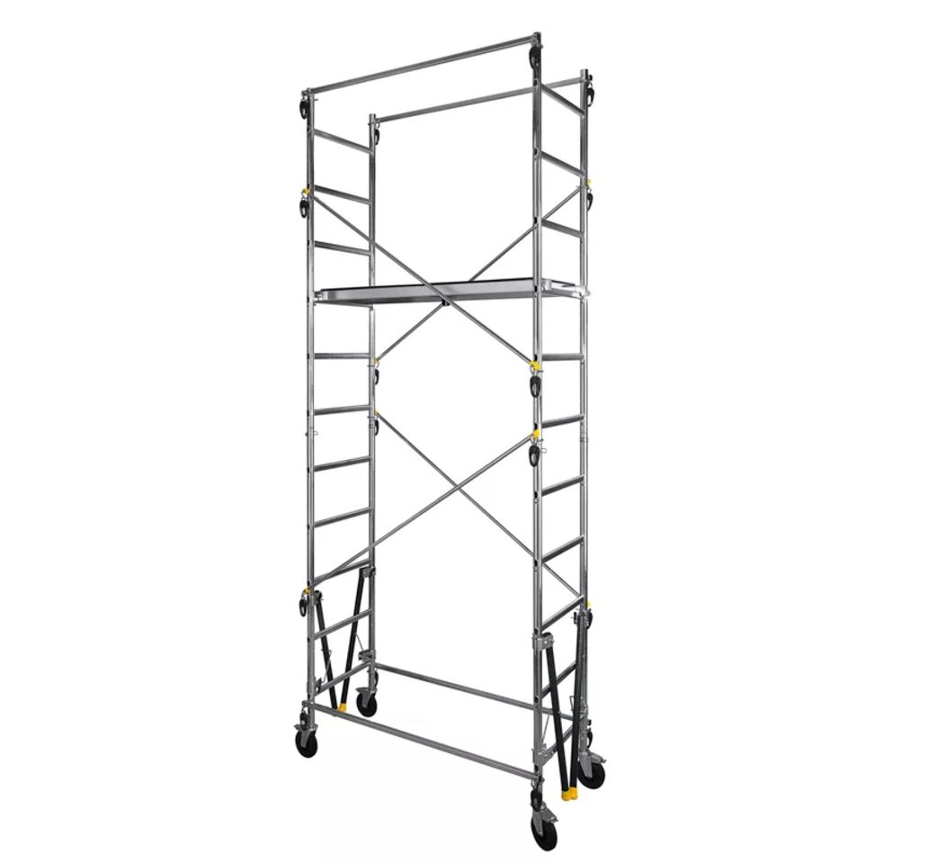 Échafaudage roulant en aluminium CENTAURE Quad’Up Évolution – H de travail 4,70 m