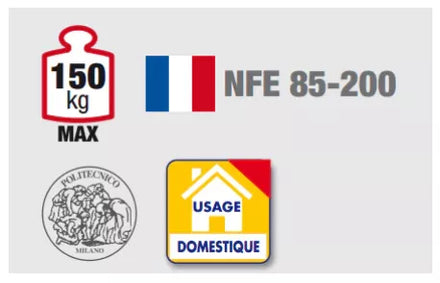 Échafaudage en aluminium FACAL CLICCLAC – Hauteur de travail 6,46 m