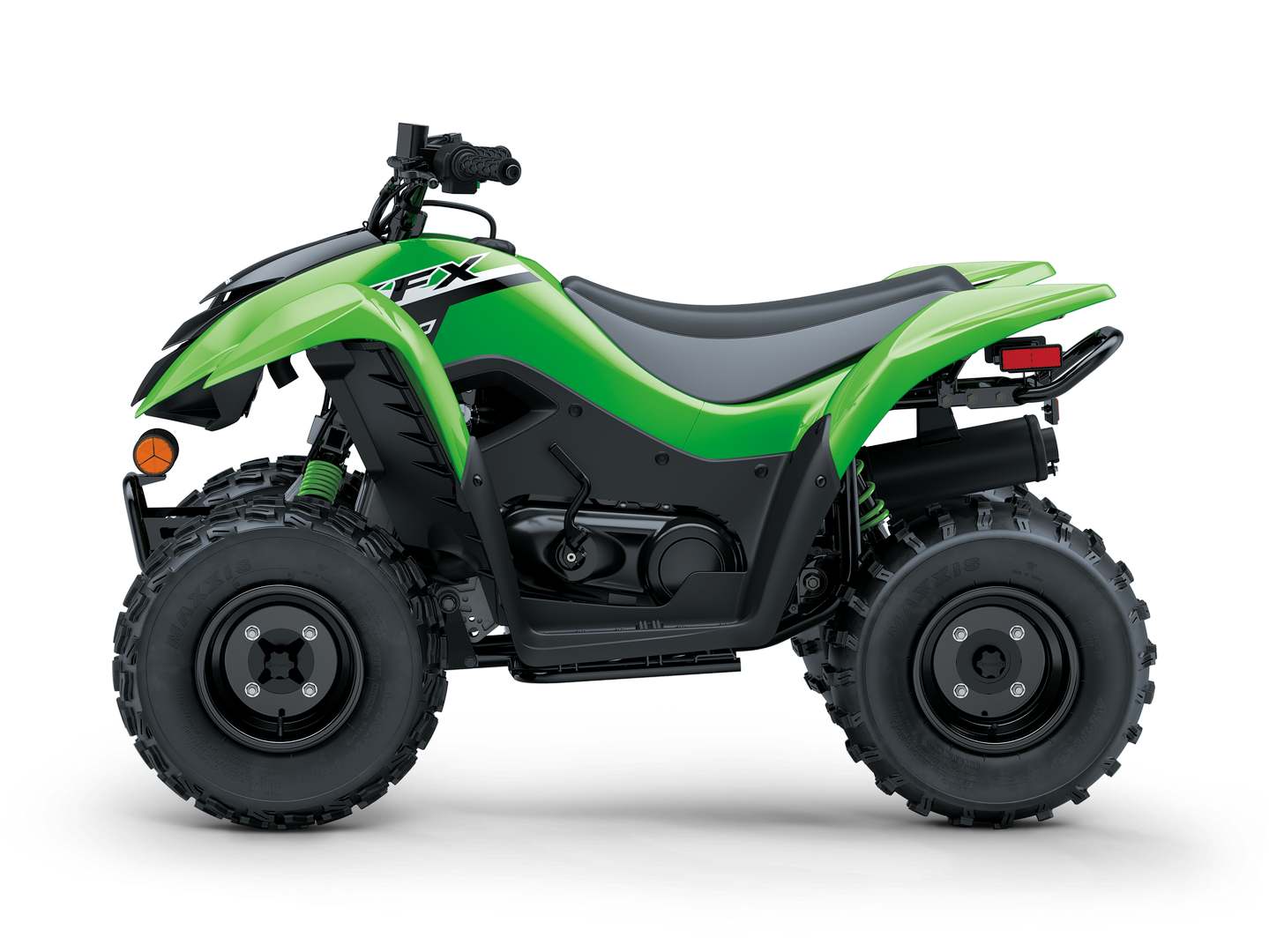Kawasaki KFX 90 (2024) Puissance : 6,5 CV – Traction : 2×4