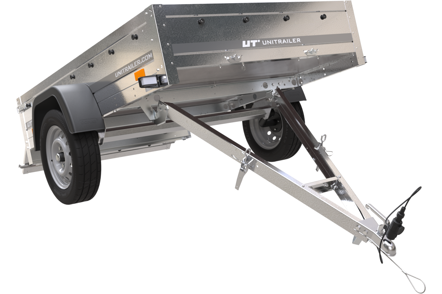 Remorque Garden Trailer 201 KIPP 200 x 125 cm- PTAC max. 750 kg