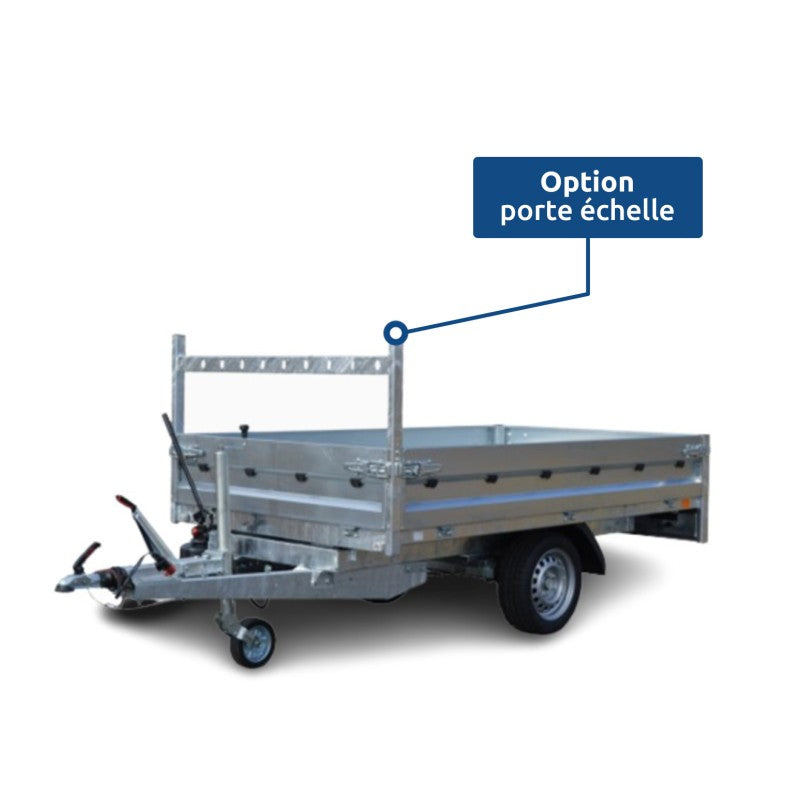 Remorque Benne Bri260 Ptac 1500kg Freinée Nue – Temver