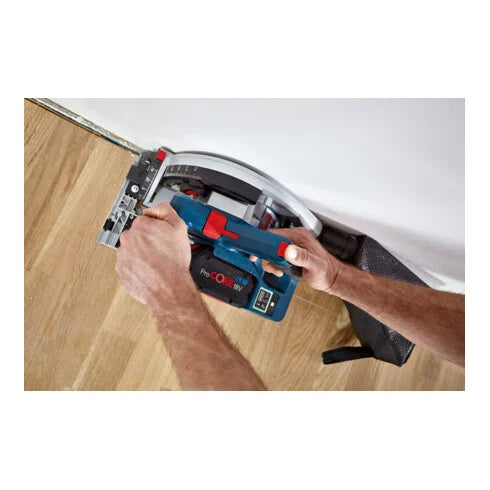 Scie plongeante sans fil Bosch BITURBO GKT 18V-52 GC